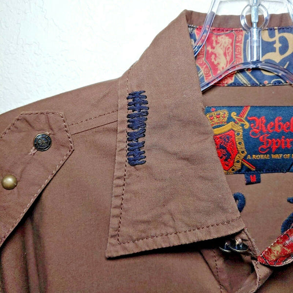 Rebel Spirit  Brown King of Kings Shirt Men's Medium