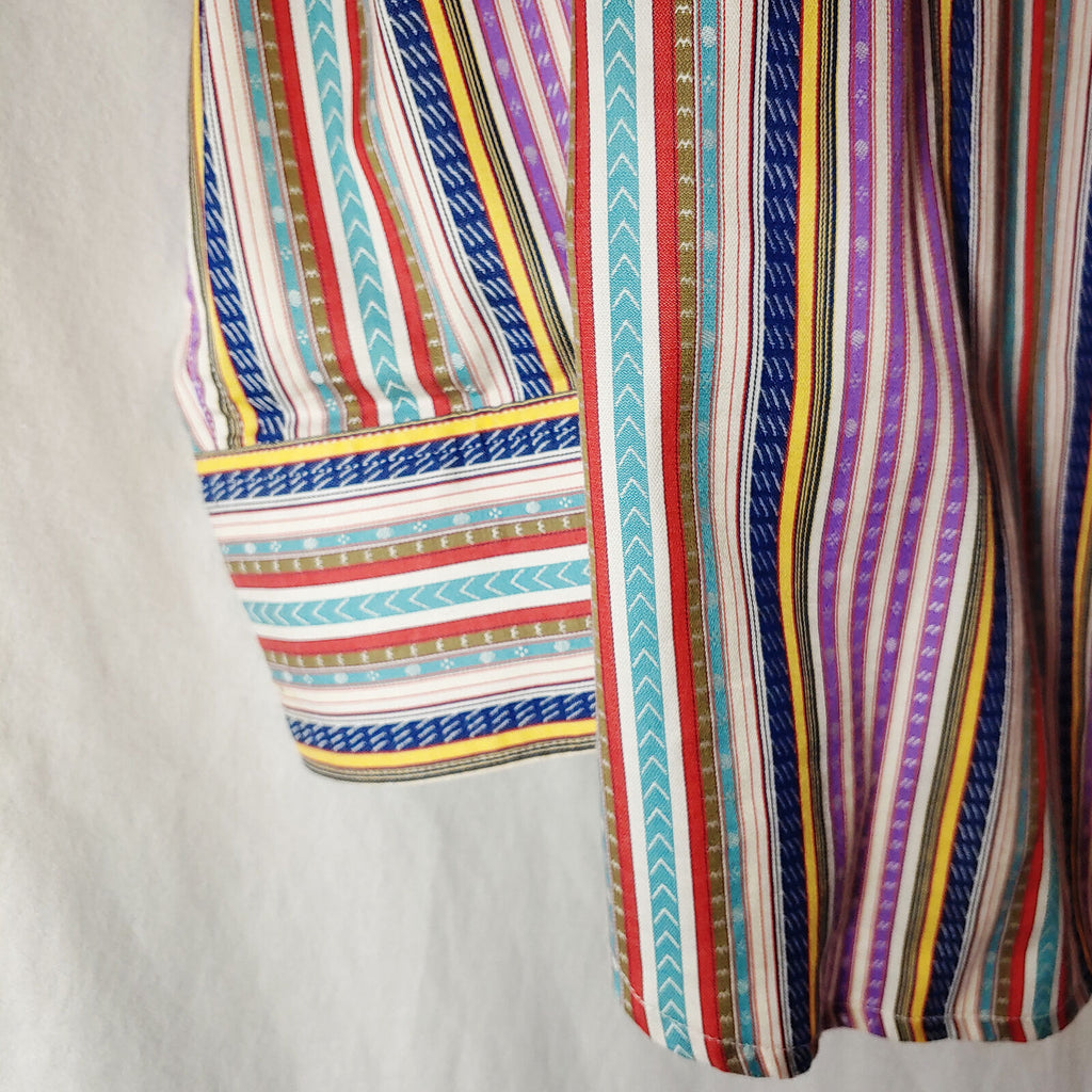 Robert Graham - Colorful Long Sleeve - Men's Medium Button Down Classic Fit
