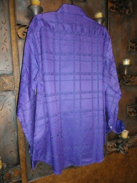 Robert Graham Purple Long Sleeve Shirt - Size Medium - New