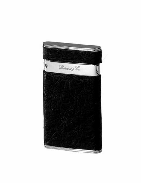 Brizard and Co. - The "Sottile" Lighter - Ostrich Black