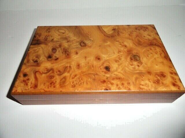 Mastro de Paja Burl Wood storage box # 3