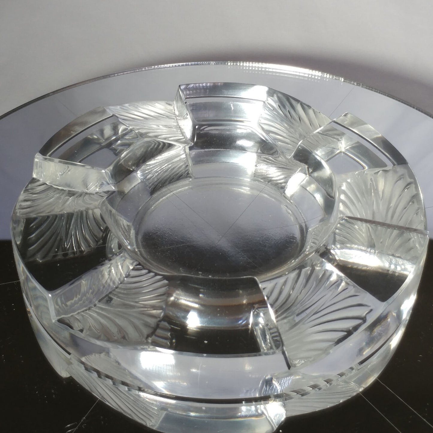 Lalique Cuba Crystal  Ashtray