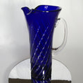 Blue Swirl Martini Pitcher