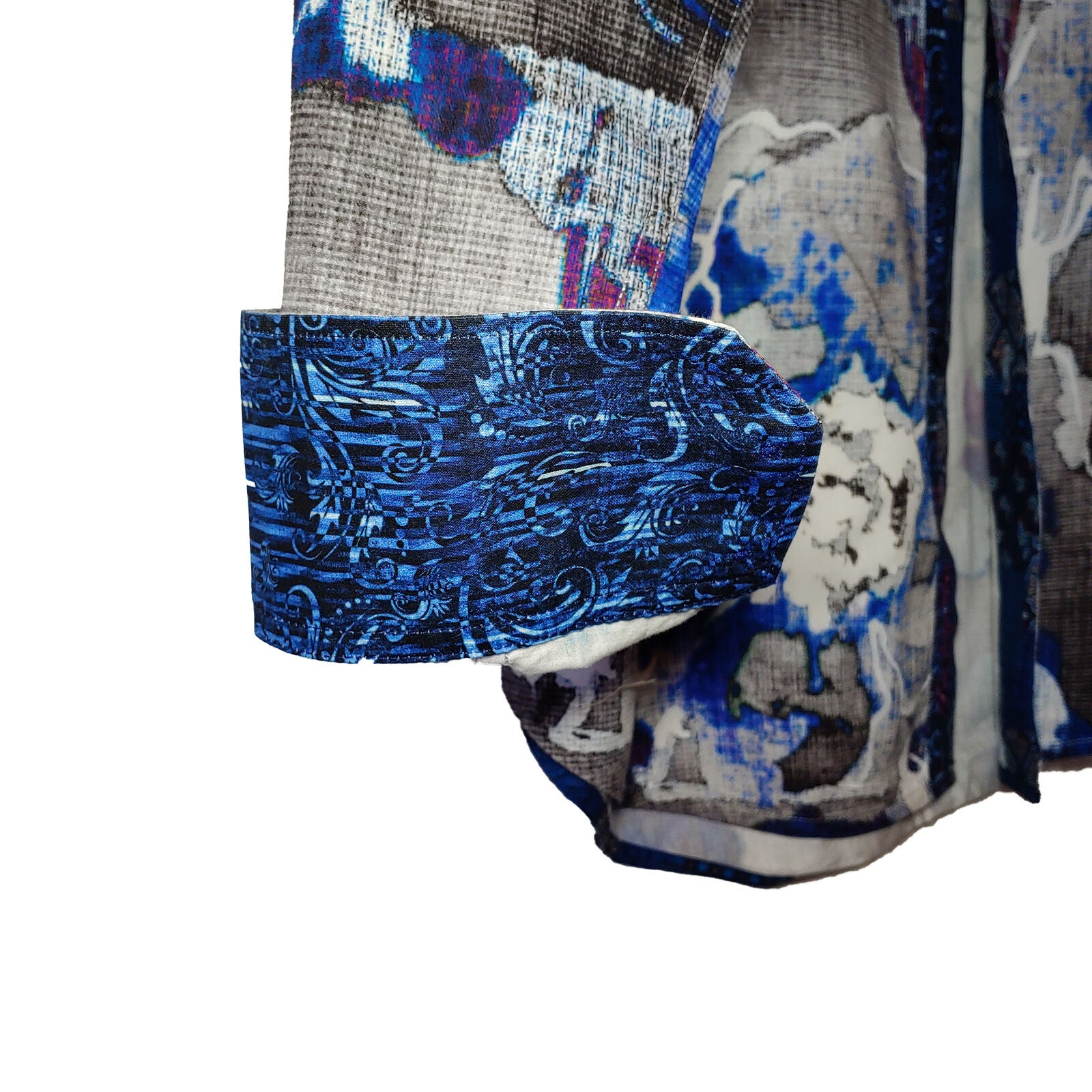 Robert Graham - Colorful Long Sleeve - Men's Medium Button Down Classic Fit
