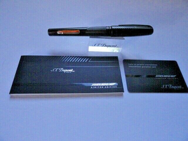 S.T. Dupont James Bond 007 Black PVD Fountain Pen