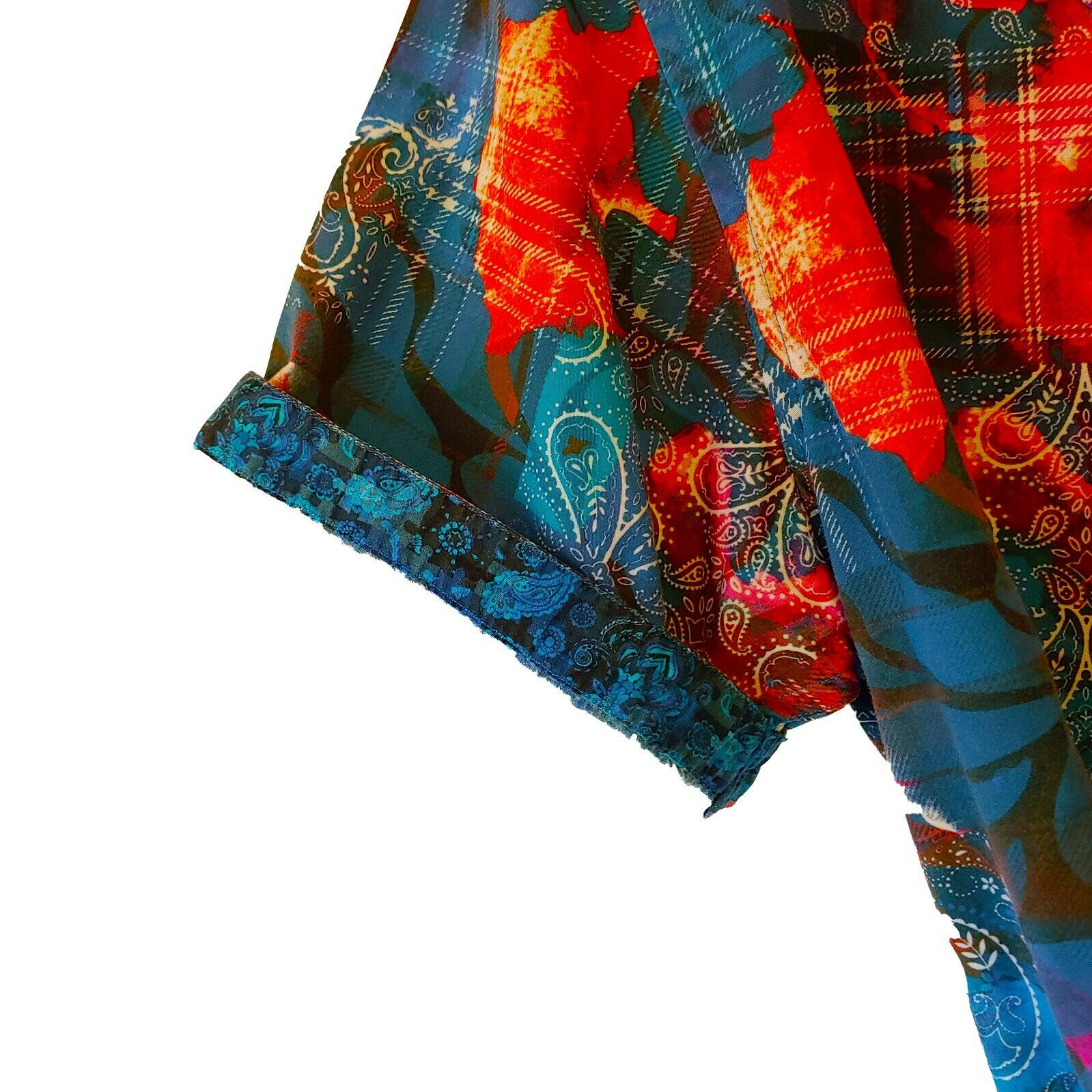 Robert Graham Short Sleeve Printed Sport Shirt Classic Fit - Medium