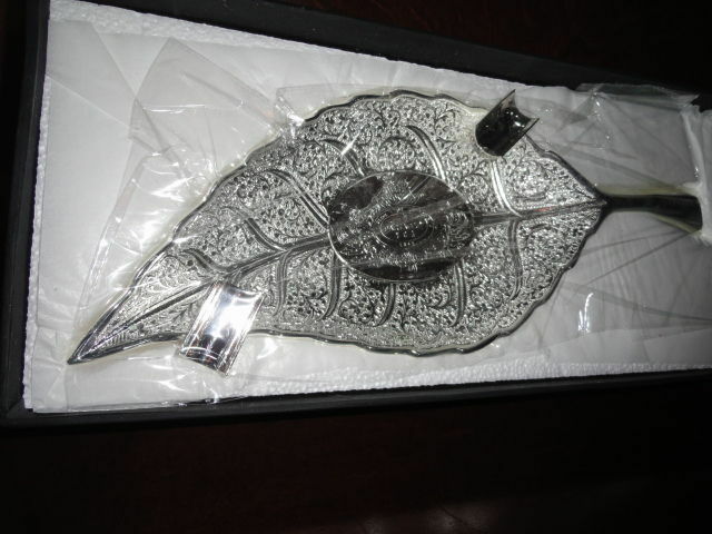 silver plated ashtray