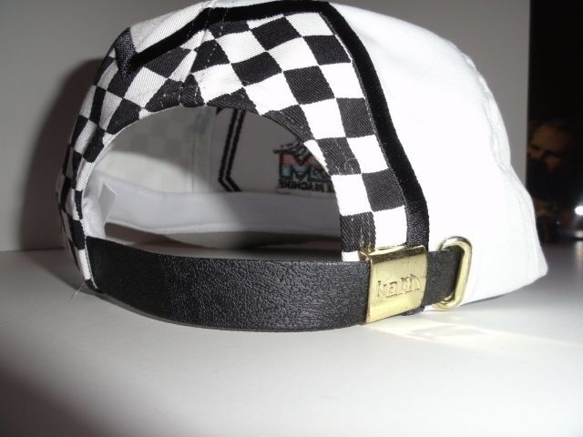 Marine Machine checkered flag baseball cap