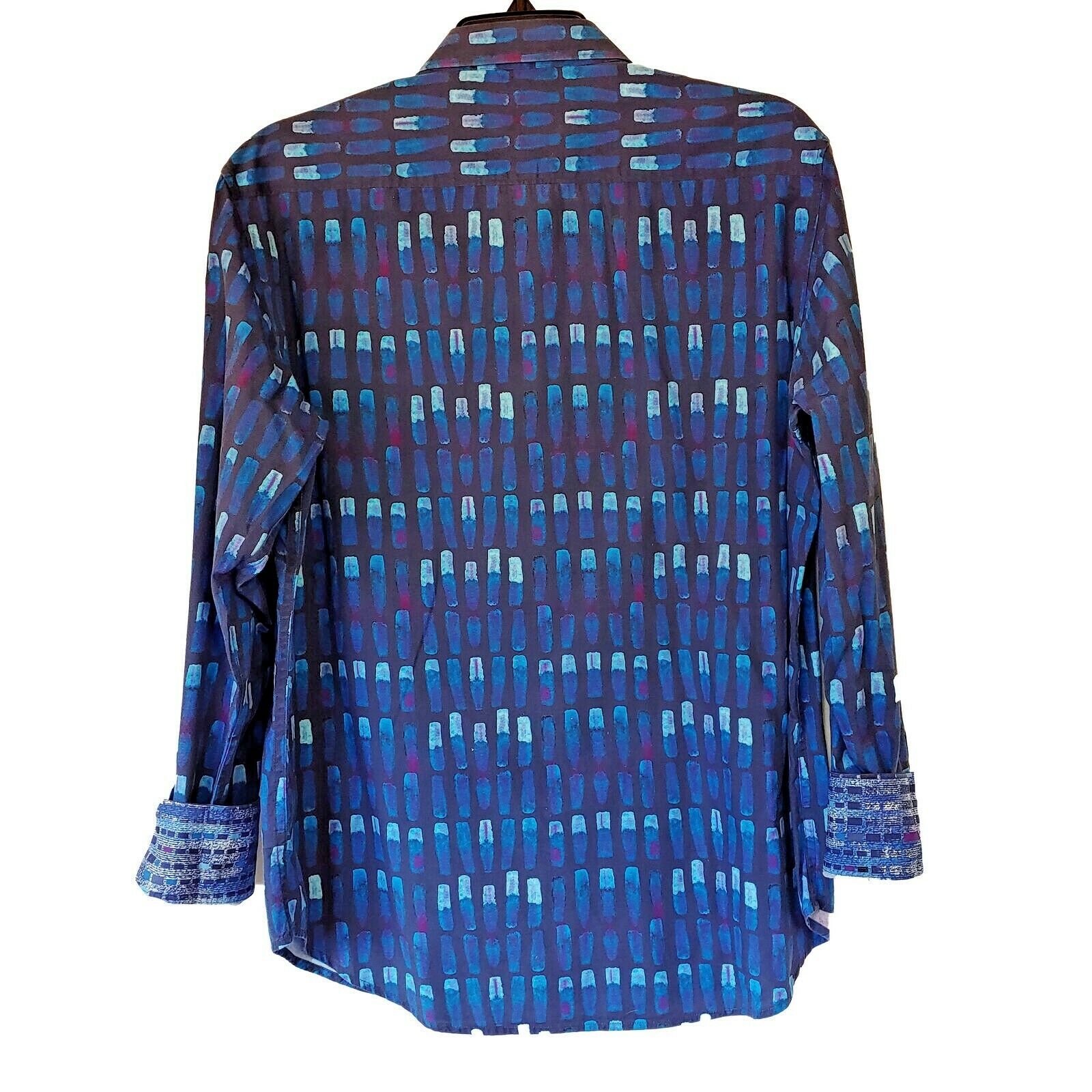 Robert Graham - Colorful Long Sleeve - Men's Medium Button Down Classic Fit