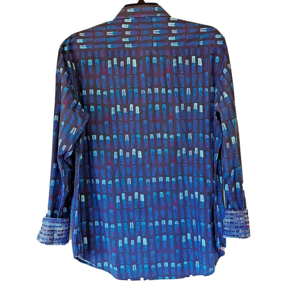 Robert Graham - Colorful Long Sleeve - Men's Medium Button Down Classic Fit