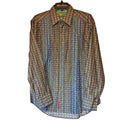 Robert Graham - Colorful Long Sleeve - Men's Medium Button Down Classic Fit