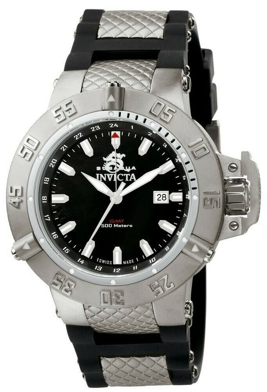 INVICTA SUBAQUA NOMA III MENS QUARTZ 50MM BLACK CASE STAINLESS STEEL DIAL