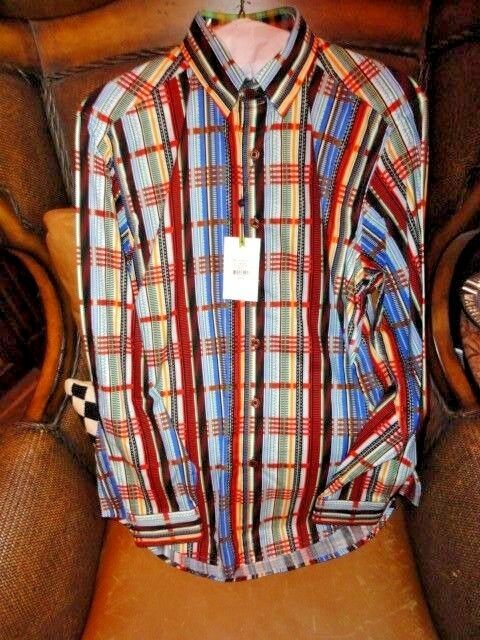 Robert Graham Designer Multicolored Shirt