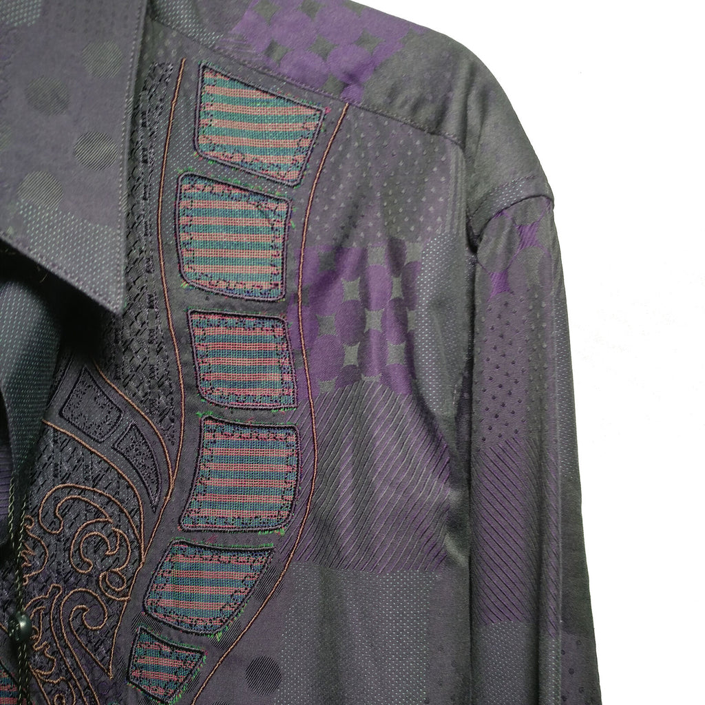 Robert Graham - Colorful Long Sleeve - Men's Medium Button Down Classic Fit  New