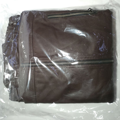 Decimal | Men's Brown Leather Jacket | Size: Large | Style:U60-L | NEW
