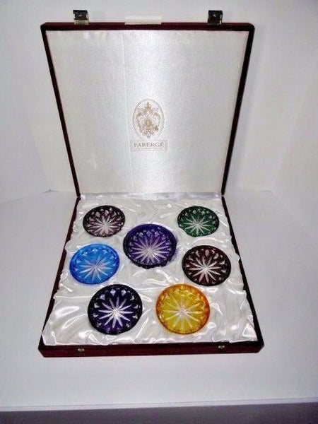 Faberge Crystal Colored Coasters