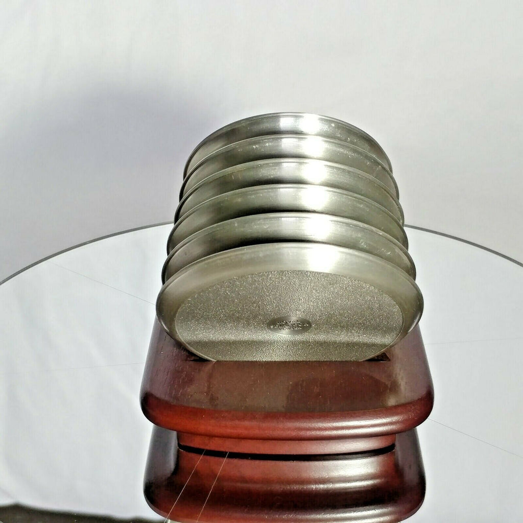 ROYAL SELANGOR PEWTER  COASTER SET of 6