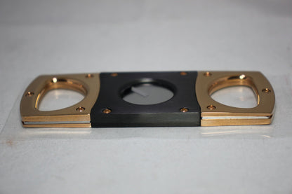 Elie Bleu Cigar Cutter Polished Rose Gold with Satin Black | EBC1002 New