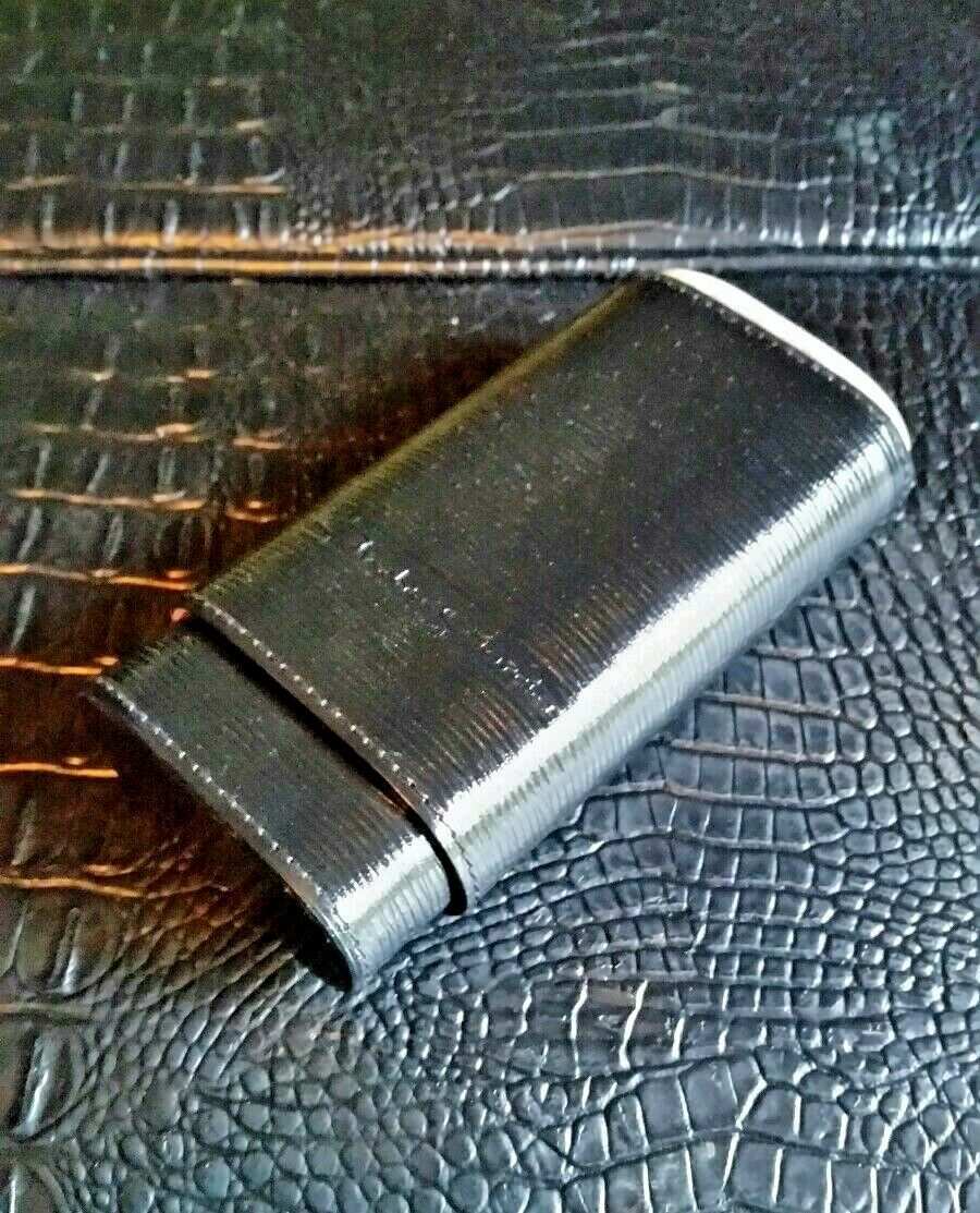 Andre Garcia Black  leather  case