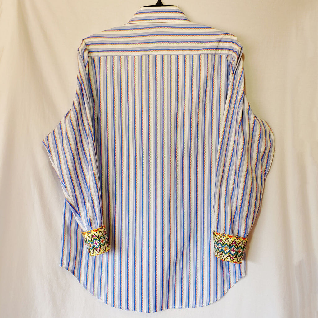 Robert Graham - Colorful Long Sleeve - Men's Medium Button Down Classic Fit