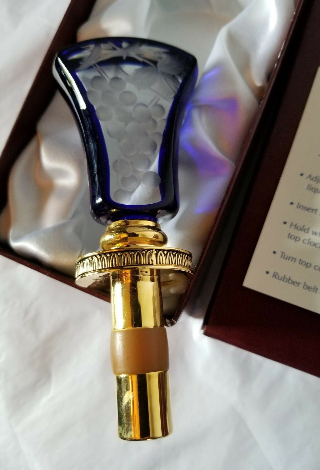 Fabergé Crystal Bottle Stopper