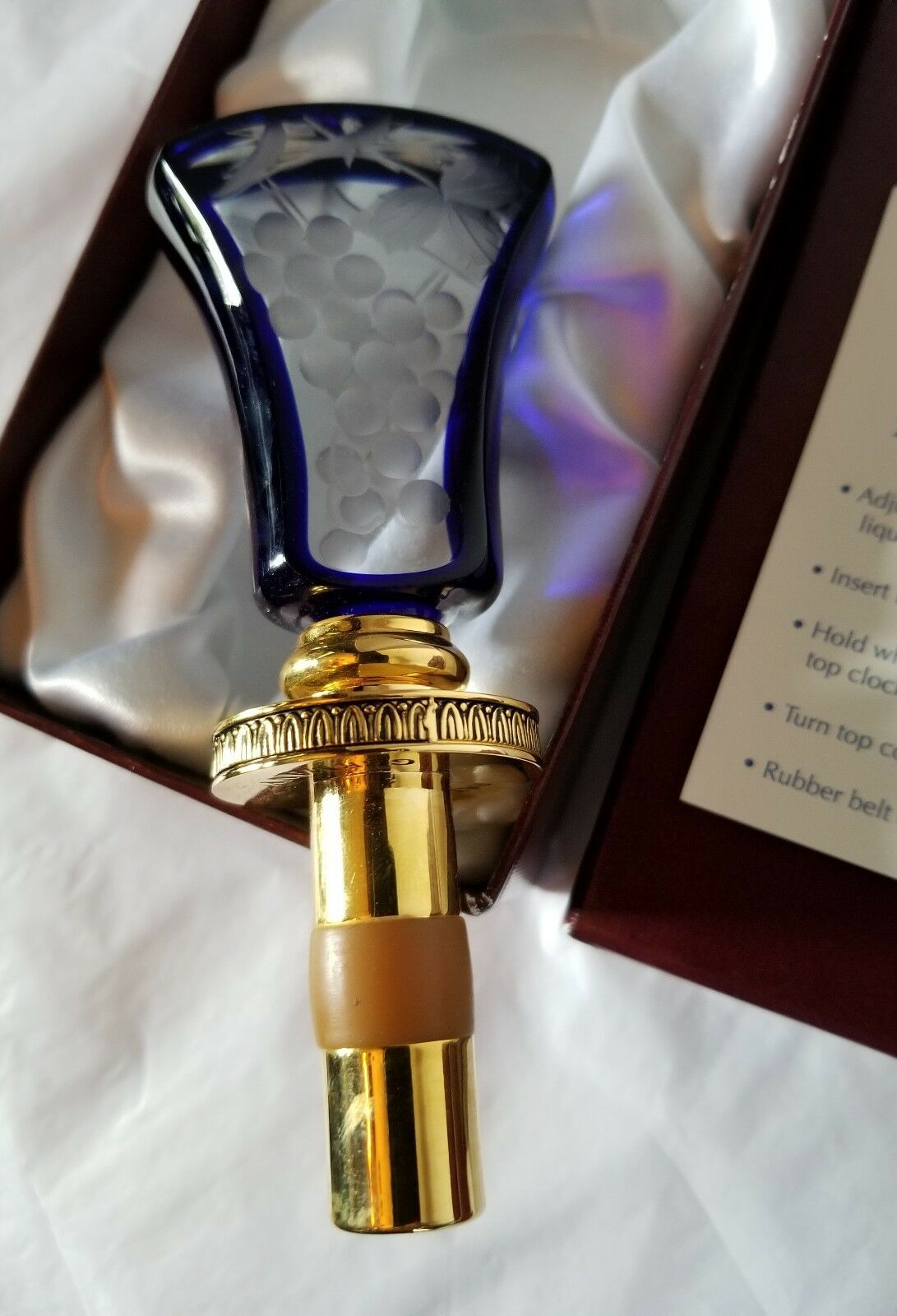 Fabergé Crystal Bottle Stopper