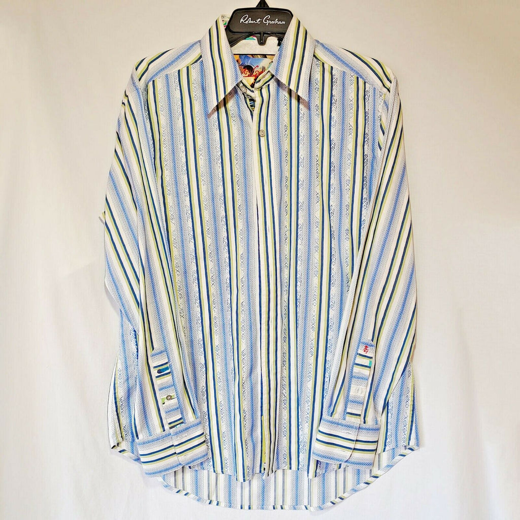 Robert Graham - Colorful Long Sleeve - Men's Medium Button Down Classic Fit
