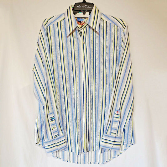 Robert Graham - Colorful Long Sleeve - Men's Medium Button Down Classic Fit