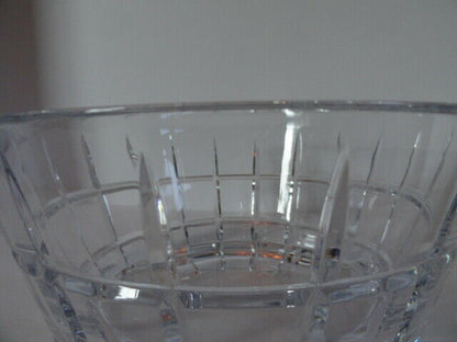 Faberge Metropolitan Clear Crystal Bowl 9" diameter