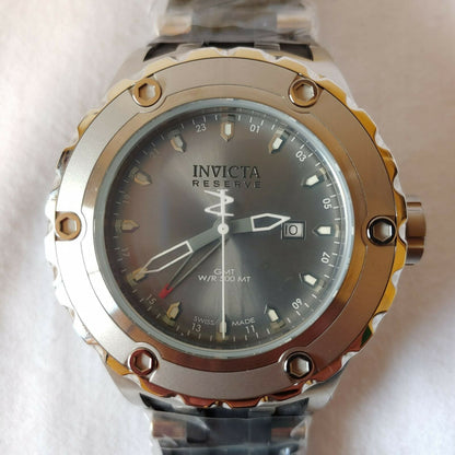 INVICTA SUBAQUA QUARTZ WATCH - STAINLESS STEEL CASE WITH GREY TONE RUBBER BAND