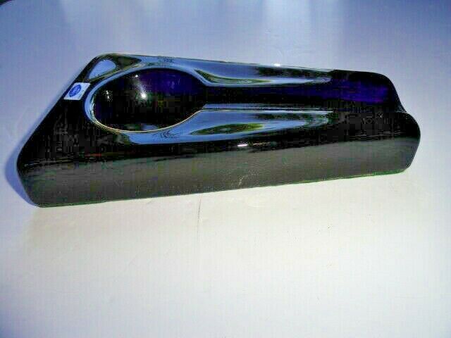 Comoy's  Blue Glass  Ashtray