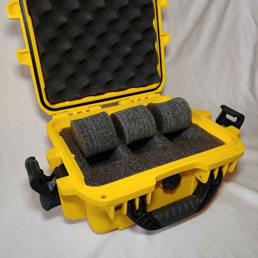 Invicta IG0097-SM1S-Y 3 Slot Yellow Plastic Watch Box Case