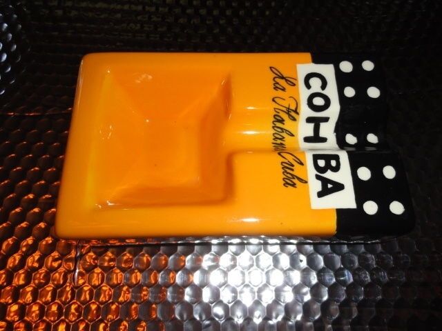 ceramic  ashtray handmade measures 7 3/4" L x 4 1/2" W X 2" H