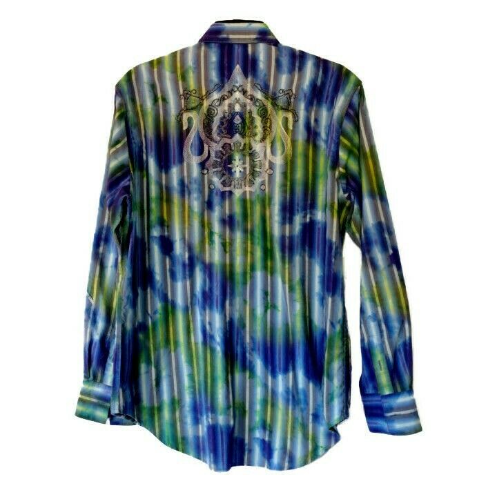 Robert Graham - Colorful Long Sleeve - Men's Medium Button Down Classic Fit