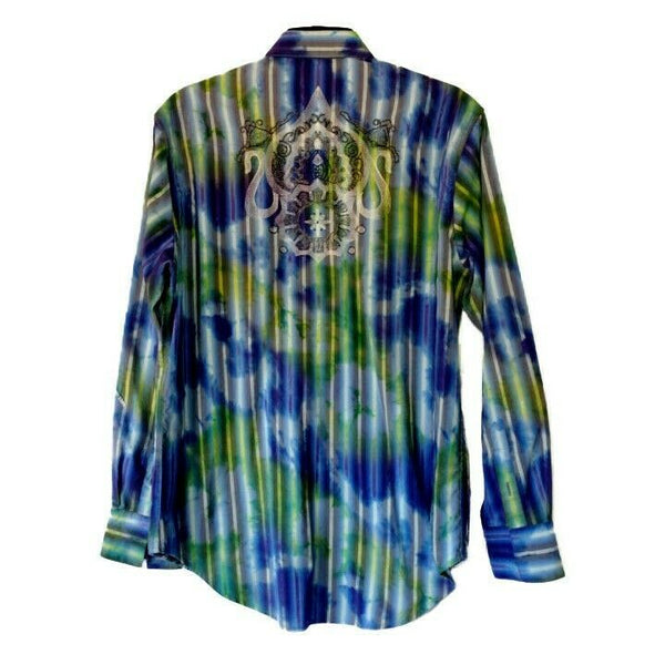 Robert Graham - Colorful Long Sleeve - Men's Medium Button Down Classic Fit