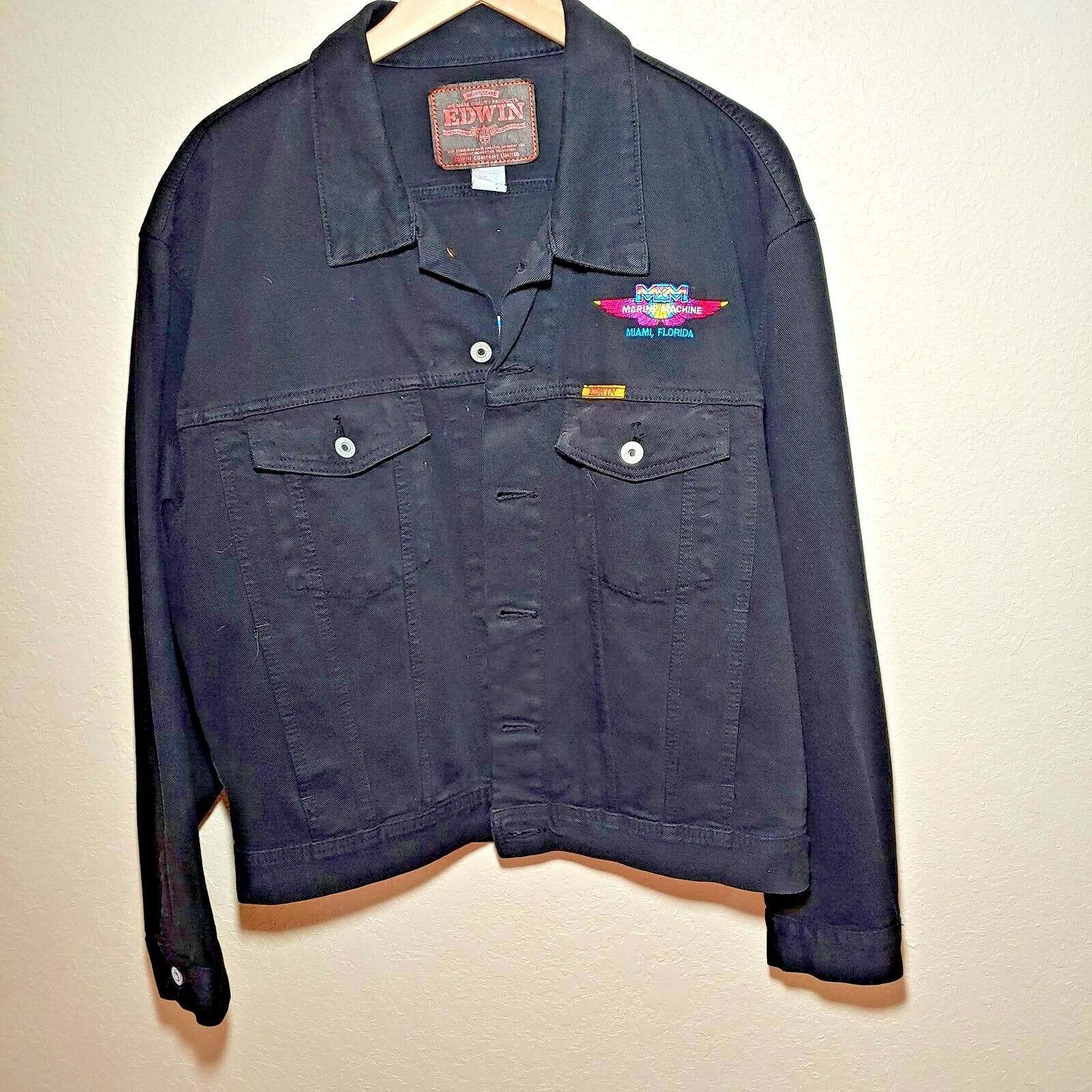 Edwin Company Limited | Custom Miami Marine Racing Denim Jacket