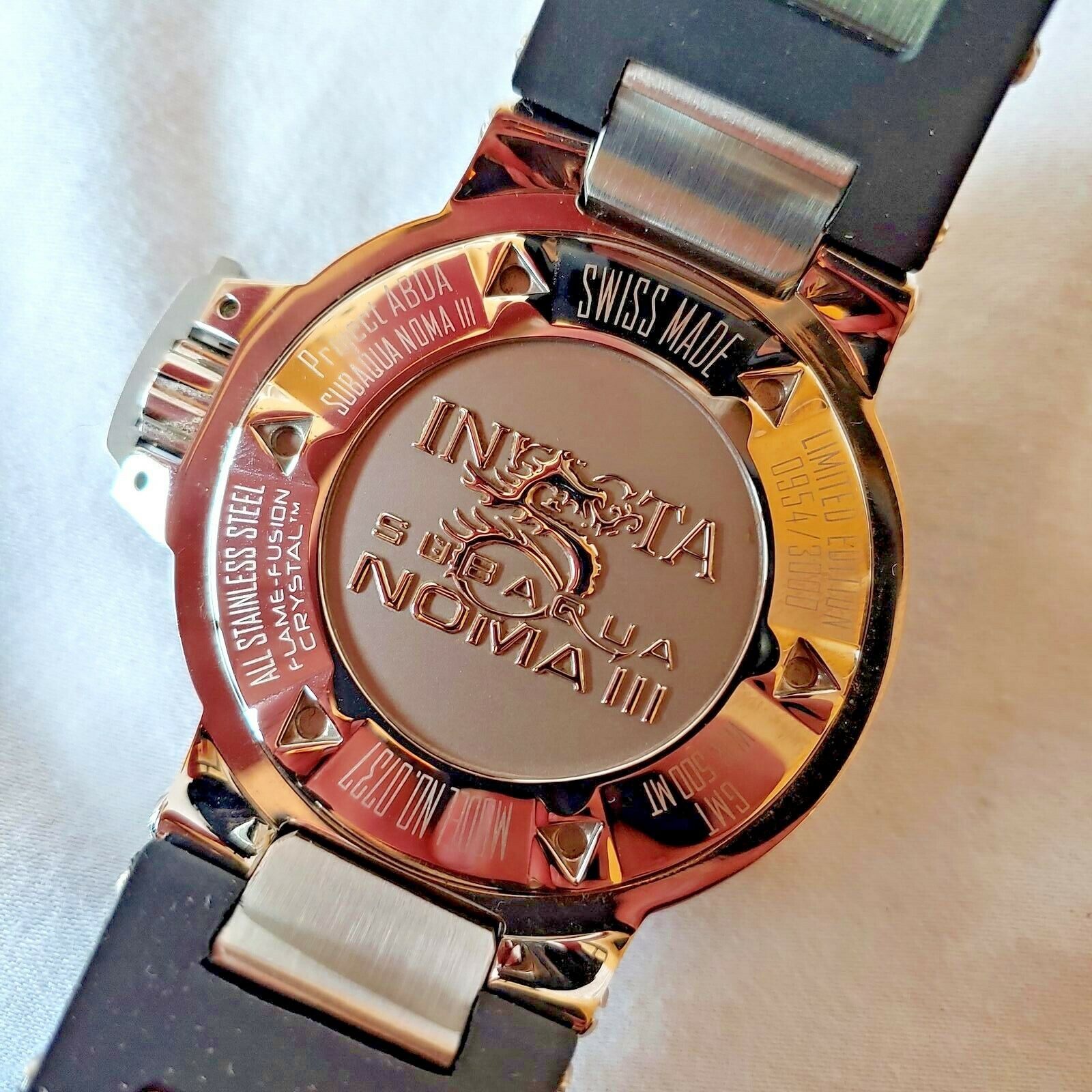INVICTA SUBAQUA NOMA III MENS QUARTZ 50MM WHITE CASE STAINLESS STEEL DIAL