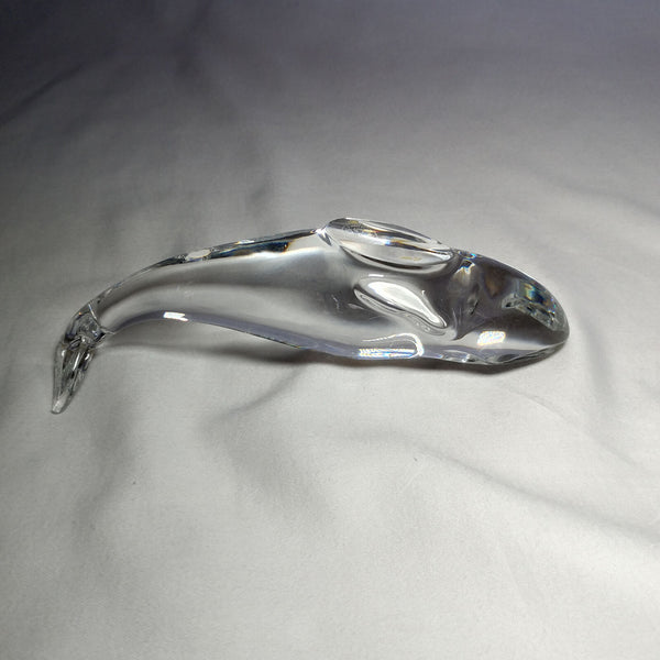 Baccarat Crystal Whale. Spectacular Heavyweight Beauty