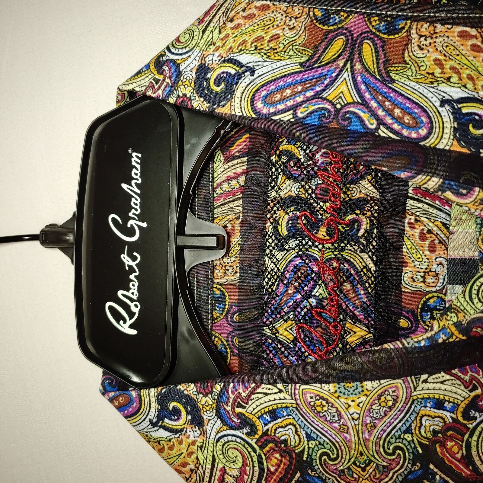 Robert Graham - Colorful Long Sleeve - Men's Medium Button Down Classic Fit