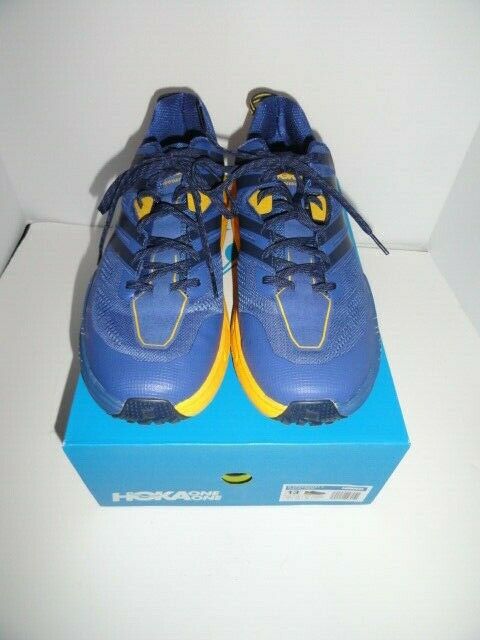 Hoka One Speedcoat 3 Blue & Gold size 13 M