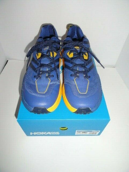 Hoka One Speedcoat 3 Blue & Gold size 13 M