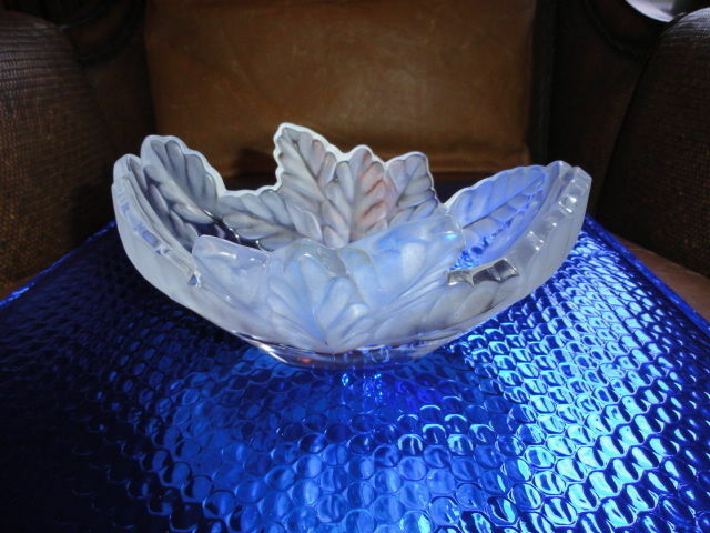 Lalique Crystal "Compiegne" Frosted Bowl