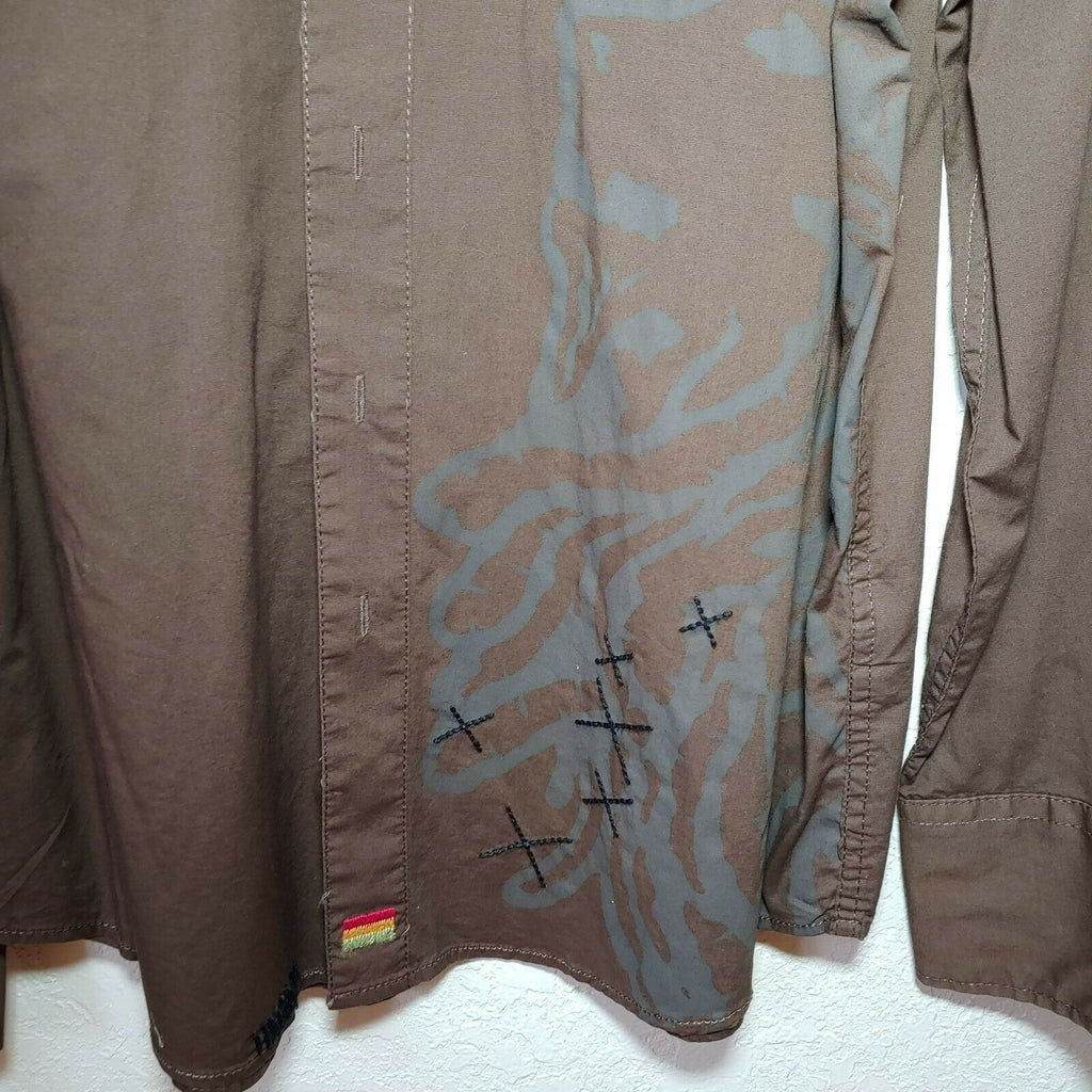Rebel Spirit  Brown King of Kings Shirt Men's Medium