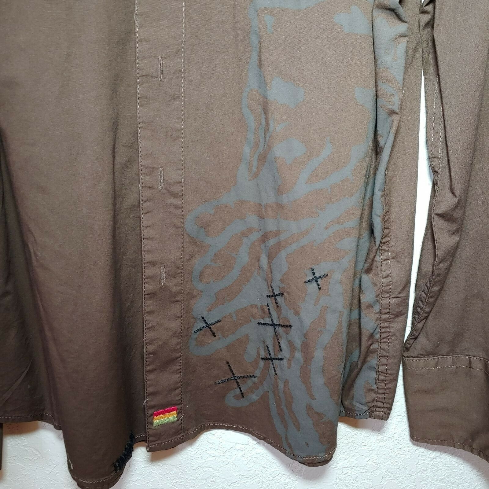 Rebel Spirit  Brown King of Kings Shirt Men's Medium