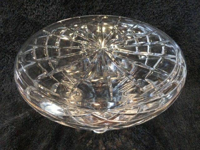 Cut  Crystal 10.5" Ships Decanter with stopper no original box