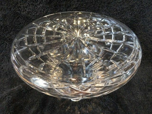 Cut  Crystal 10.5" Ships Decanter with stopper no original box
