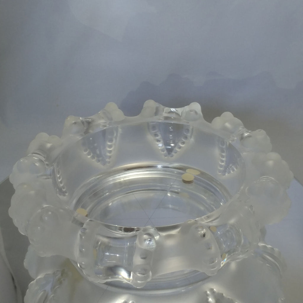 Lalique "Cannes" Octopus Frosted Art Glass Bowl
