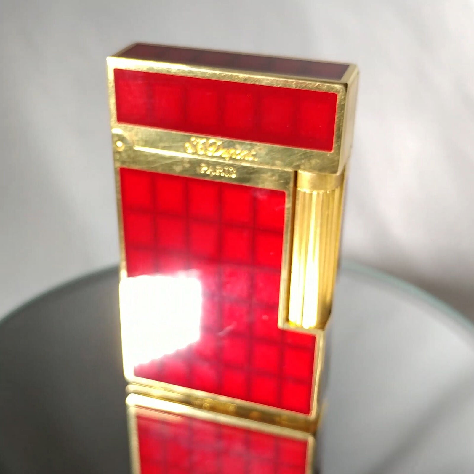 S.T. Dupont Gatsby Vertigo Laque de Chine Gold Plated Lighter