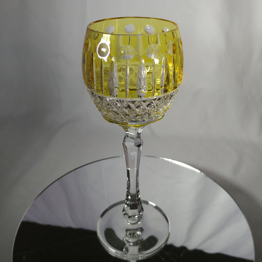 FABERGE | YELLOW XENIA IMPERIAL YELLOW GOLD CRYSTAL GOBLET | SINGLE