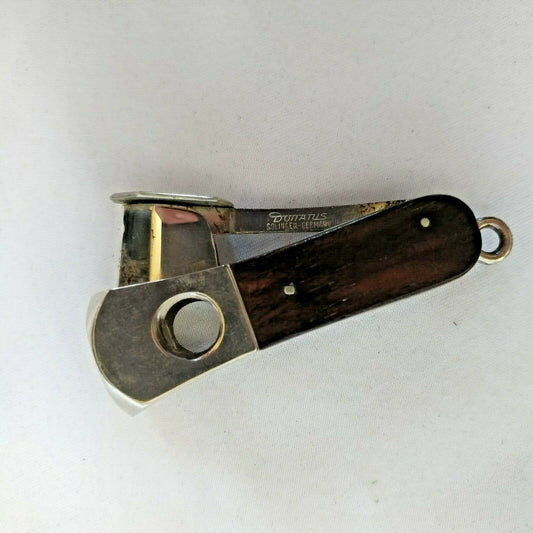 Mini Vintage Cigar Cutter with wood Handle